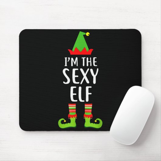 I'm The Y Elf Matching Family Group Christmas T Sh Mousepad (Mit Mouse)