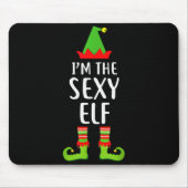 I'm The Y Elf Matching Family Group Christmas T Sh Mousepad (Vorne)