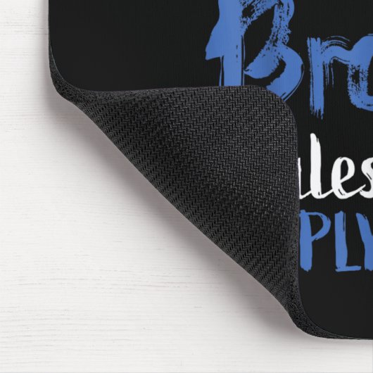 I'm The Youngest Brother - Rules Don't Apply To Me Mousepad (Ecke)