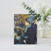 Im Theater von Pierre Renoir Postkarte (Stehend Vorderseite)