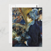 Im Theater von Pierre Renoir Postkarte (Vorne/Hinten)
