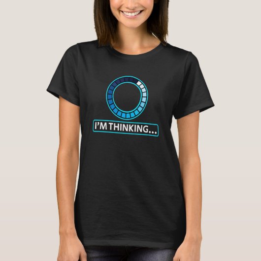 I'm Thinking Computer Science Engineering Student T-Shirt (Vorderseite)