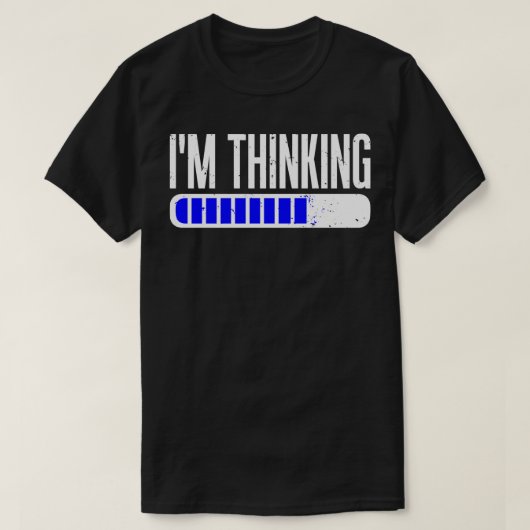 Im Thinking Funny Geek Nerd Computerprogrammierer T-Shirt (Design vorne)