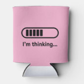 I'm Thinking... Loading Progress Bar Pink Minimali Dosenkühler (Vorderseite)