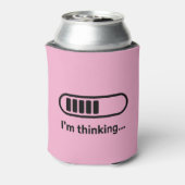 I'm Thinking... Loading Progress Bar Pink Minimali Dosenkühler (Kanne Rückseite)