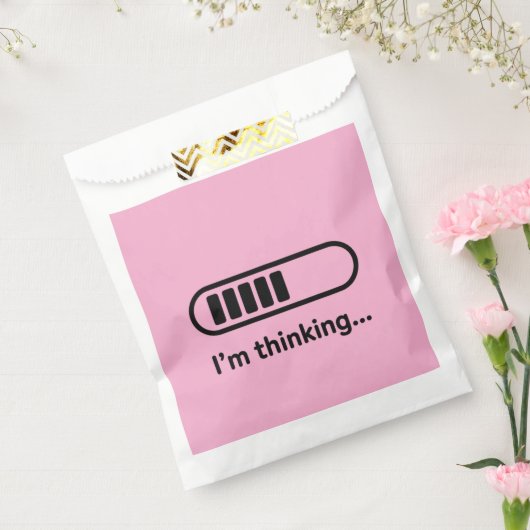 I'm Thinking... Loading Progress Bar Pink Minimali Geschenktütchen (Versiegelt)
