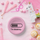 I'm Thinking... Loading Progress Bar Pink Minimali Pappteller (Party)