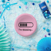 I'm Thinking... Loading Progress Bar Pink Minimali Pappteller (Party)