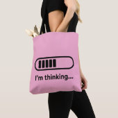 I'm Thinking... Loading Progress Bar Pink Minimali Tasche (Von Nahem)