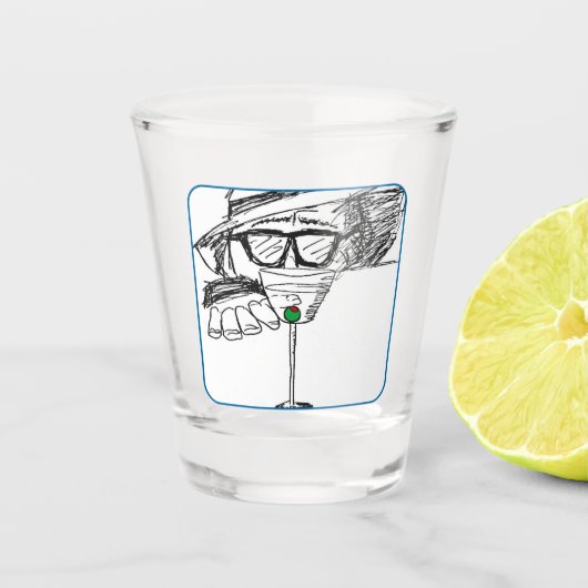 "I'm Thirsty" Happy Hour Schnapsglas (Vorderseite)