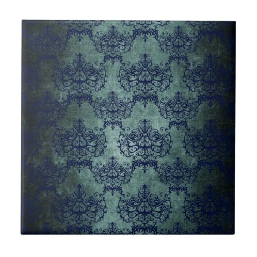 Im tiefen Blau Fliese (Vorderseite)