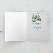 Im tiefsten Beileid Der Park der Villa Negroni Karte (Innenseite)