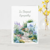 Im tiefsten Beileid Der Park der Villa Negroni Karte (Gelbe Blume)