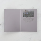 Im tiefsten Beileid Hilfe in der schwierigen Libel Karte (Innenseite)