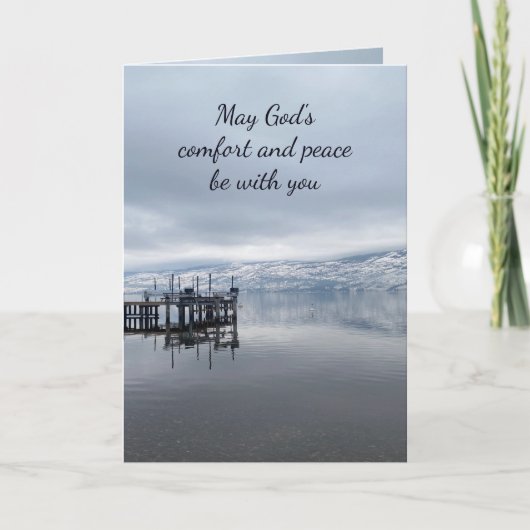 Im tiefsten Beileid Hilfe in der schwierigen Zeit Karte (Vorderseite)