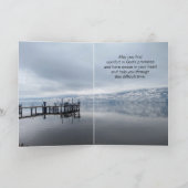 Im tiefsten Beileid Hilfe in der schwierigen Zeit  Karte (Innenseite)