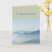 Im tiefsten Beileid Hilfe in schwierigen Bergen Karte (Gelbe Blume)