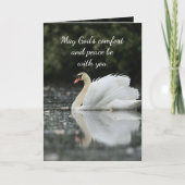 Im tiefsten Beileid Hilfe in Schwierigkeiten Karte (Vorderseite)