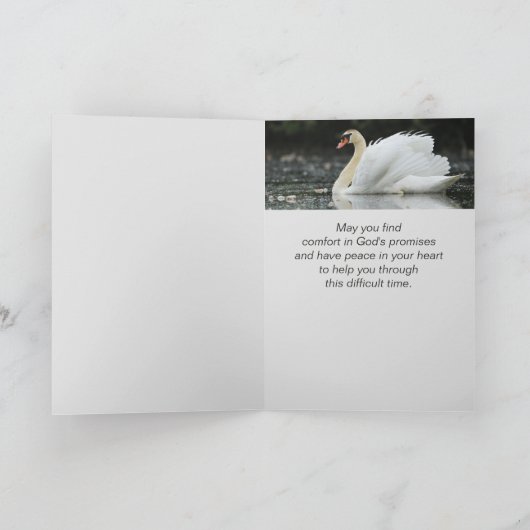 Im tiefsten Beileid Hilfe in Schwierigkeiten Karte (Innenseite)