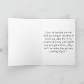 Im tiefsten Beileid Karte (Innenseite)