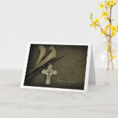 im tiefsten Beileid Karte (Gelbe Blume)