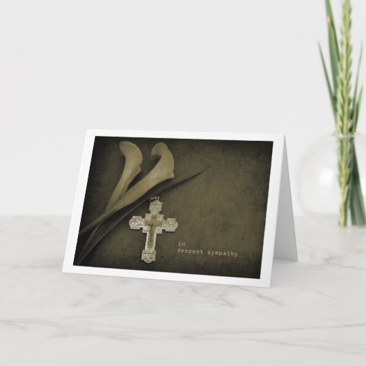 im tiefsten Beileid Karte (Vorderseite)