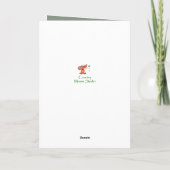 Im tiefsten Beileid Wasserfarbe Friedliche Vögel Karte (Rückseite)