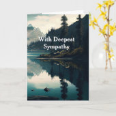 Im tiefsten Beileid Wolken Wolken Wilderness-See Karte (Gelbe Blume)