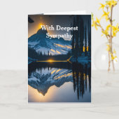 Im tiefsten Beileid Wolken Wolken Wilderness-See Karte (Gelbe Blume)