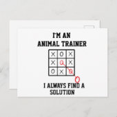 Im Tiertrainer finde ich immer eine Lösung Postkarte (Vorne/Hinten)