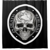 Im Tode sind wir gleich Duschvorhang (Vorderseite)