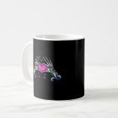Im Tode - Skelettmuskulatur Kaffeetasse (Vorderseite Links)