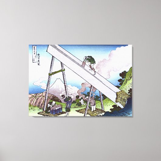 Im Totomi-Gebirge Leinwanddruck (Vorderseite)