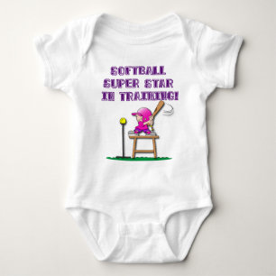 im Training zacken Sie aus Baby Strampler