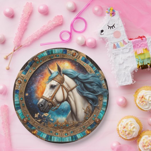 Im Traum reiten Pappteller (Party)