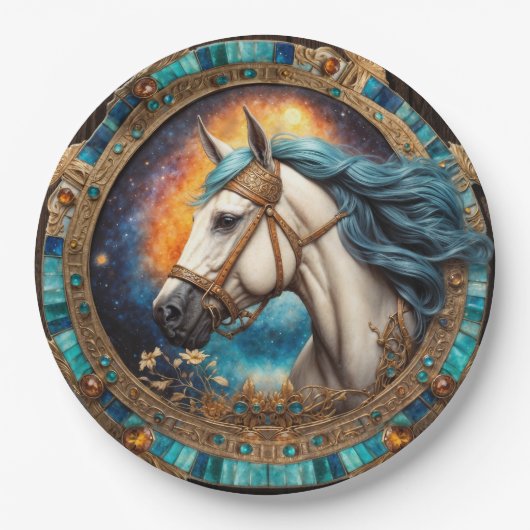 Im Traum reiten Pappteller (Vorderseite)