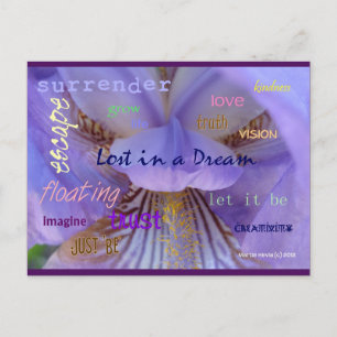 Im Traum verloren   Blue Beach Song™ Postkarte