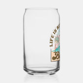 Im tropischen Sommer am Strand ist das Leben besse Dosenglas (Rechts)