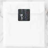 Im Twisty Woods Quadratischer Aufkleber (Tasche)