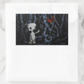 Im Twisty Woods Rechteckiger Aufkleber (Tasche)