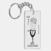 IM ÜBERFLOWENDER Schlüsselanhänger (Vorderseite links)