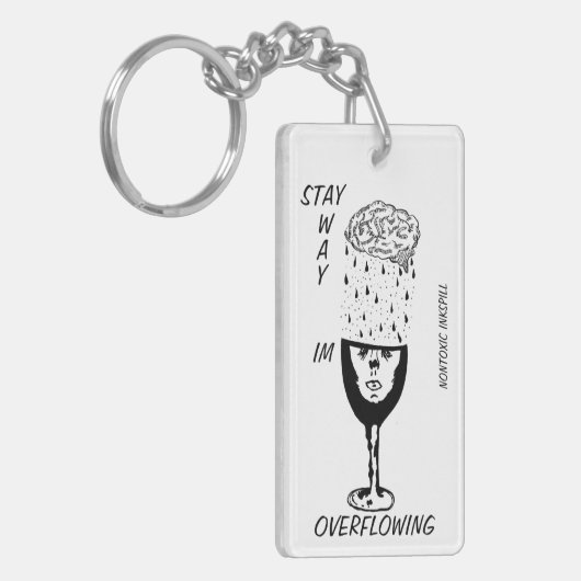 IM ÜBERFLOWENDER Schlüsselanhänger (Vorderseite links)