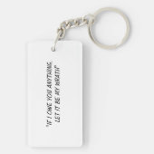 IM ÜBERFLOWENDER Schlüsselanhänger (Rückseite)