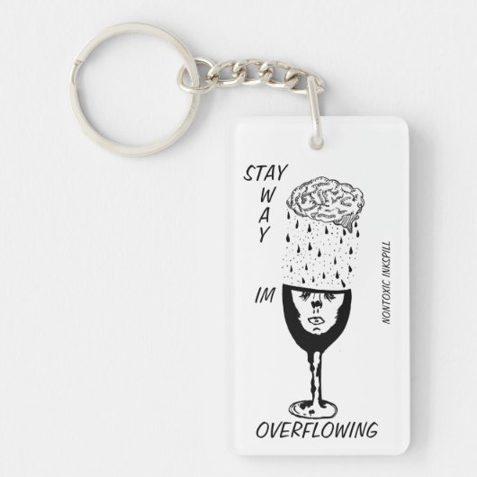 IM ÜBERFLOWENDER Schlüsselanhänger (Vorderseite)