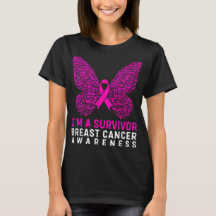 Im Überleben Brustkrebs Bewusstsein Frauen Pink R T-Shirt