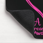 Im Überleben Brustkrebs Bewusstsein rosa Herz W Mousepad (Ecke)