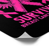 Im Überleben Brustkrebs - Bewusstsein von Frauen _ Poster (Ecke)