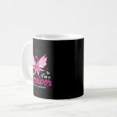 Im Überleben der Brustkrebsbewusstsein Frauen Kaffeetasse (Vorderseite Links)