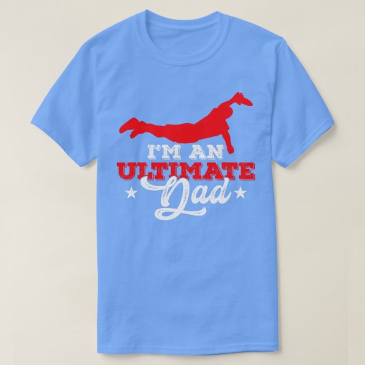 Im ultimativen Vater Ultimate Frisbee T-Shirt (Design vorne)