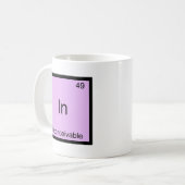 - Im undenkbaren lustigen Chemie-Element-Symbol Kaffeetasse (Vorderseite Links)